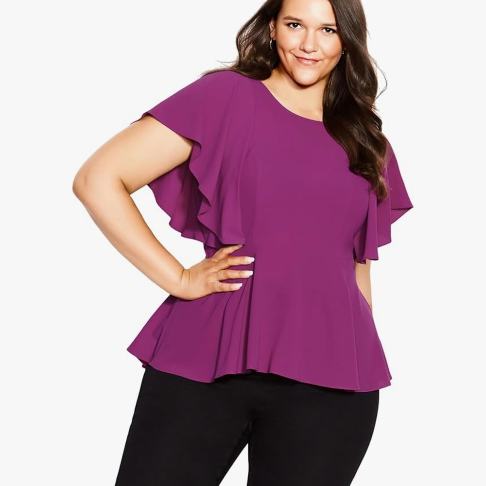 CityChic Purple Women's Top